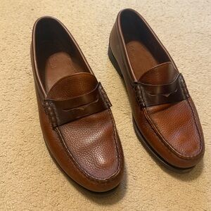 Allen Edmonds Brown Leather Slip-On Loafers